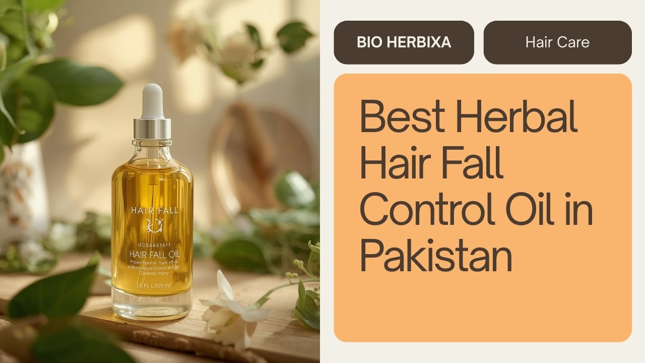 Best herbal hair fall control oil in Pakistan – Bio Herbixa Hair Fall Control Oil