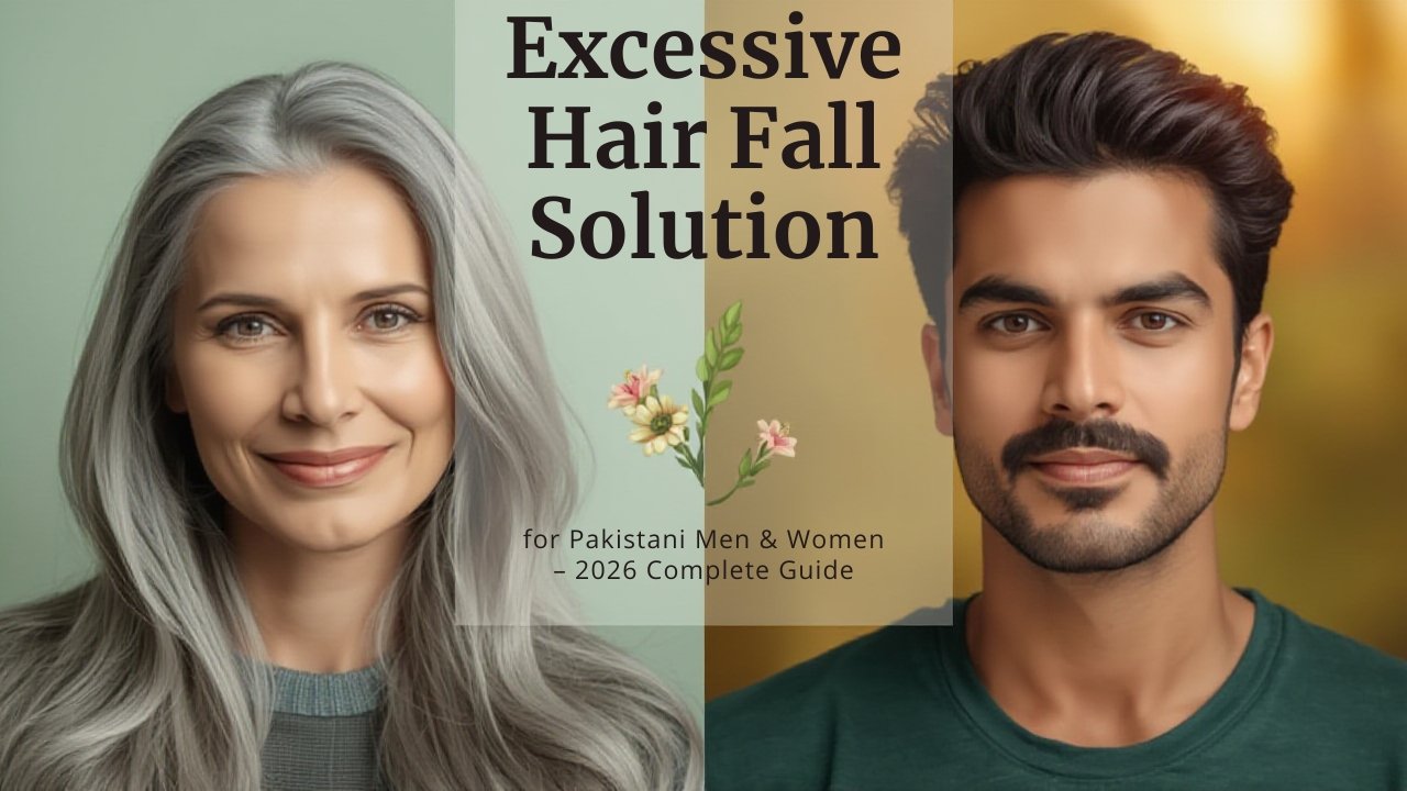 Excessive hair fall solution for Pakistani men and women – Bio Herbixa Hair Fall Control Oil