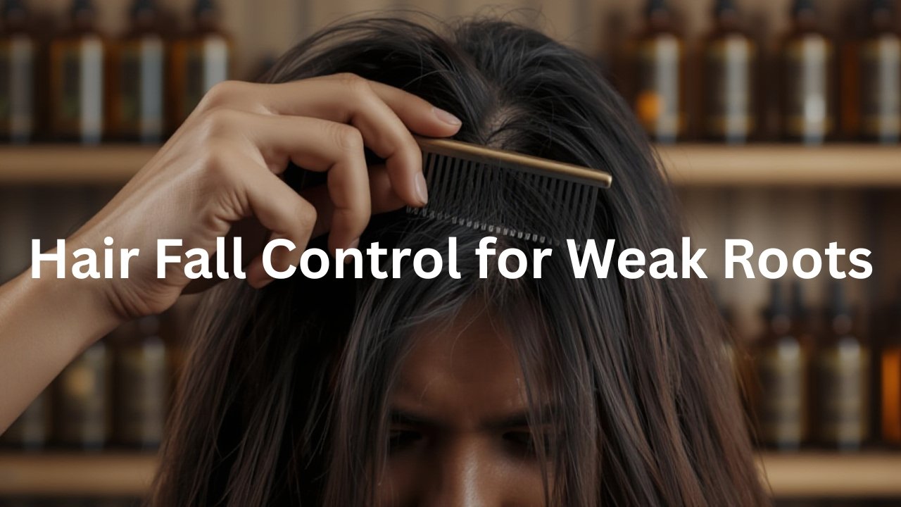 Hair fall control for weak roots in Pakistan – Bio Herbixa Hair Fall Control Oil