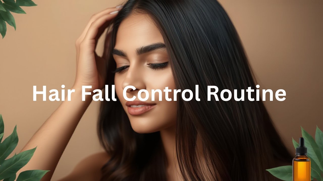 Hair fall control routine for Pakistani men and women using herbal oil for weak roots